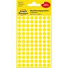 Etikett címke, jelölésre o8 mm, 104 címke/ív, 4 ív/doboz, Avery sárga