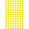 Etikett címke, jelölésre o8 mm, 104 címke/ív, 4 ív/doboz, Avery sárga