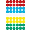 Etikett címke, o12mm, jelölésre, 5 klf. szín 54 címke/ív, 5 ív/doboz, Avery vegyes