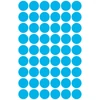 Etikett címke, o12mm, jelölésre, 54 címke/ív, 5 ív/doboz, Avery kék