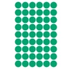 Etikett címke, o12mm, jelölésre, 54 címke/ív, 5 ív/doboz, Avery zöld