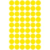 Etikett címke, jelölésre o12 mm, 54 címke/ív, 5 ív/doboz, Avery sárga