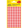 Etikett címke, visszaszedhető jelölésre o8 mm, 104 címke/ív, 4 ív/doboz, Avery piros