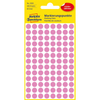 Etikett címke, visszaszedhető jelölésre o8 mm, 104 címke/ív, 4 ív/doboz, Avery rózsaszín