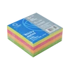 Bluering® öntapadós jegyzettömb, 76×76 mm, 320 lap, neon színekben