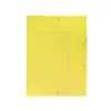 Gumis mappa A4, műanyag Bluering® sárga