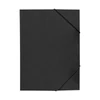 Bluering gumis mappa A4 méretű, 300 g/m² karton borítóval, sarok-gumírozással, fekete színben