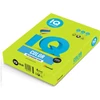 Színes nyomtatópapír A4 80 g IQ Color Lime Green LG46 500 ív irodai felhasználásra