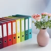 Piros A4 Bluering Smart iratrendező 7,5 cm gerincvastagsággal, átlátható iratrendszerezéshez és archiváláshoz