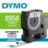 Dymo D1 feliratozógép szalag S0720830/45803 19mmx7m fekete/fehér ORIGINAL