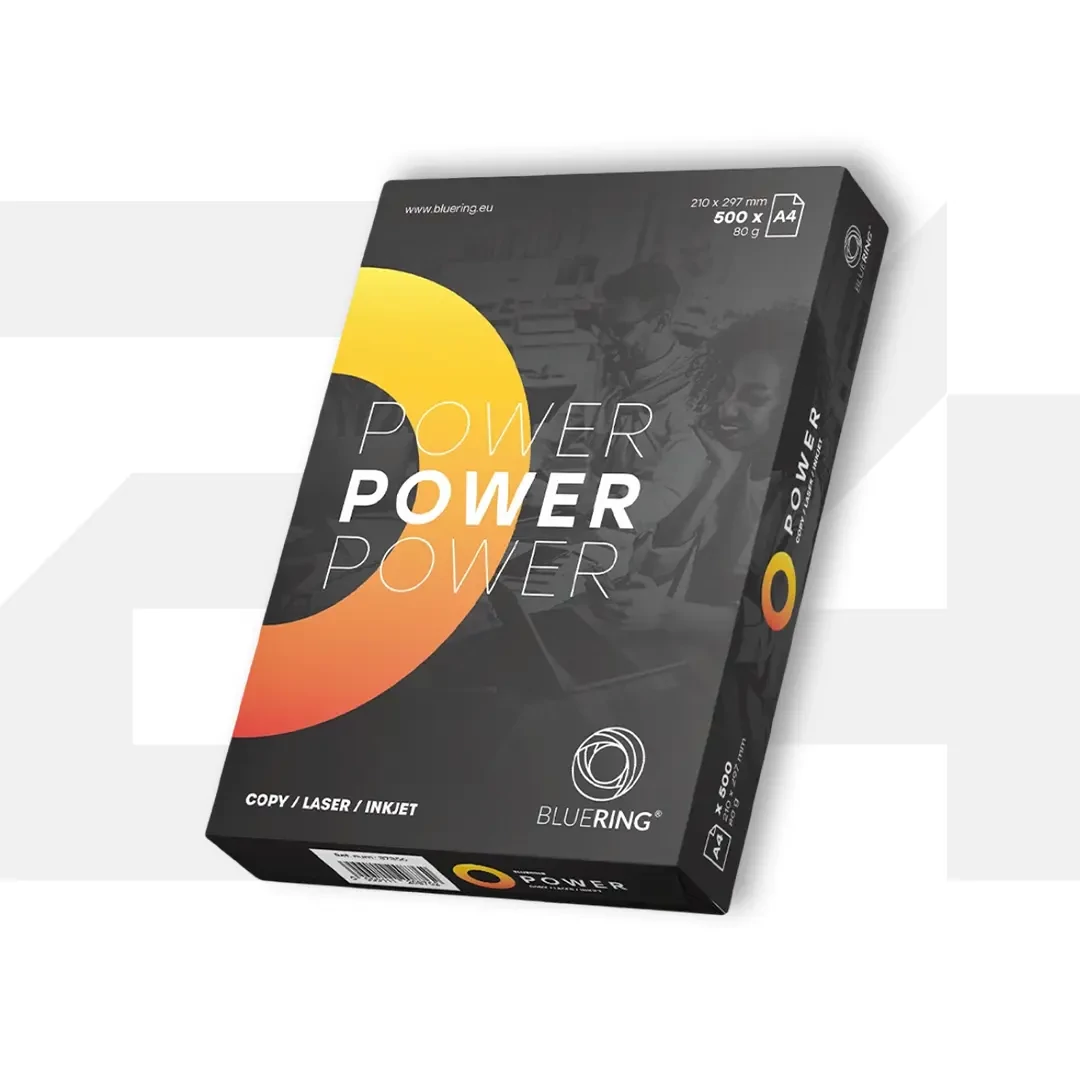 Másolópapír A4, 80 g, Bluering Power 500 ív/csomag