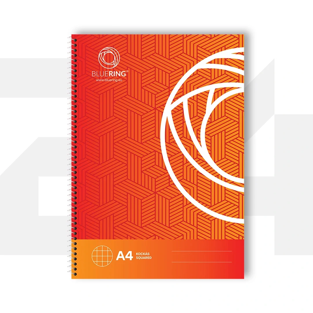 Spirálfüzet A4, 70lap Bluering® kockás