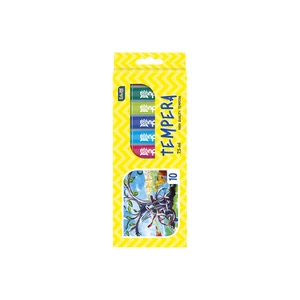 Educa tempera készlet, 10×7,5 ml tubus, vízbázisú, keverhető, karton dobozban, iskolai és hobbi felhasználásra