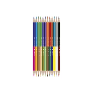 Színes ceruza készlet, kétvégű duocolor 12/24 szín Connect 24 klf. szín