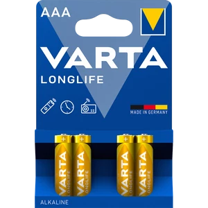 Elem AAA mikro LR03 Longlife 4 db/csomag, Varta