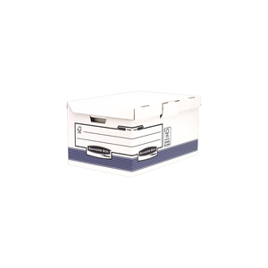 Archiváló konténer csapófedéllel, Bankers Box System BY Fellowes® 10 db/csomag, kék