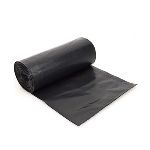 135 literes fekete szemeteszsák, 70×110 cm, 10 db/tekercs