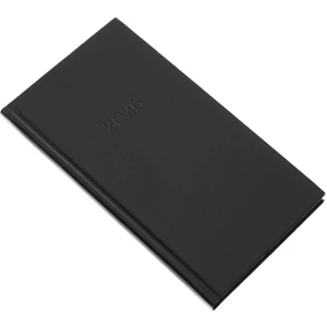 Zsebnaptár álló Standard, fehér lapokkal fekete Realsystem 2026.