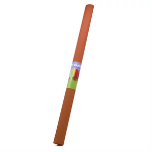 Barna krepp-papír 50×200 cm, ideális virágkészítéshez, kézműves DIY projektekhez és természetes hangulatú dekorációkhoz