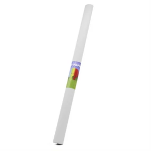 Fehér krepp-papír 50×200 cm méretben, rugalmas dekorációs papír kreatív és ajándékcsomagolási felhasználásra