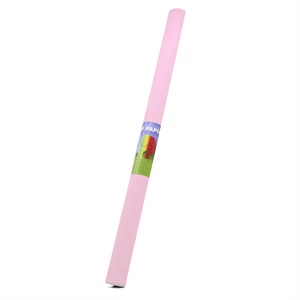 Halvány rózsaszín krepp-papír (33), 50×200 cm – hajlítható, rugalmas dekorációs papír virágkészítéshez, ajándékcsomagoláshoz és kézműves projektekhez