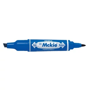 Kék permanent marker irodai és raktári használatra