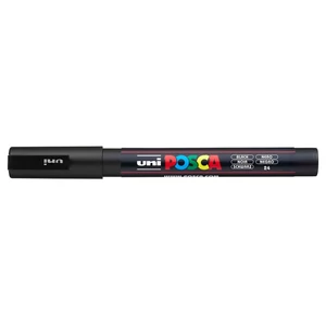 Dekormarker 0,9-1,3mm, Uni Posca PC-3M fekete