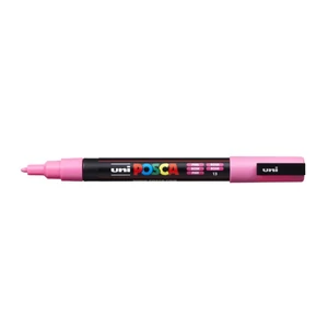 Dekormarker 0,9-1,3mm, Uni Posca PC-3M rózsaszín