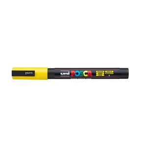 Dekormarker 0,9-1,3mm, Uni Posca PC-3M sárga