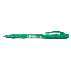 Golyóstoll 0,38mm, F Stabilo Liner 308/36, írásszín zöld