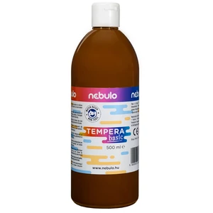 500 ml-es barna vízbázisú tempera festék iskolába, otthonra
