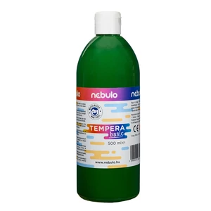 Nebulo zöld tempera 500 ml – rajzórán, iskolai projekteknél és kreatív foglalkozásokon használható temperafesték