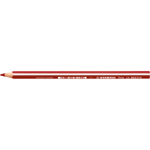 Színes ceruza vastag háromszögletű Stabilo TRIO 203/315 meggypiros