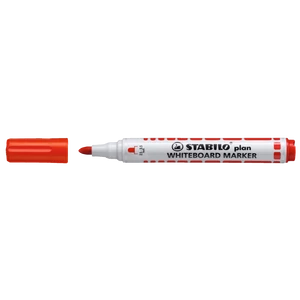 Táblamarker 2,5-3,5mm, kerek hegyű, Stabilo Plan 641/40 piros