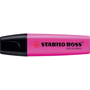 Szövegkiemelő 2-5mm, vágott hegyű, STABILO Boss original pink