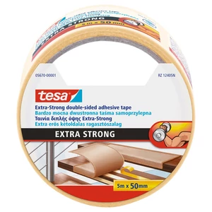 Ragasztószalag kétoldalas, 50mmx5m Extra erős Tesa