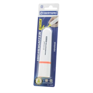 Szövegkiemelő 1-4,6 mm, vágott hegyű, Centropen 6252 neon narancs