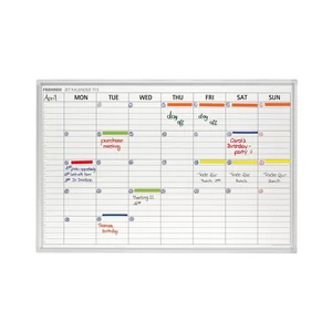 Franken JK715 heti tervező tábla, 60×90 cm – mágneses, szárazon törölhető felület alumínium keretben