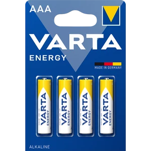 Varta AAA mikro LR03 Energy alkáli elemek 4 darabos blisztercsomagban – hosszú élettartamú energiaforrás