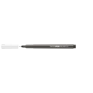 Rostirón, tűfilc vízbázisú, 0,5mm, kerek test, Tinten Pen Ico fekete