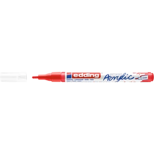 Akril marker 1-2mm, Edding 5300 piros