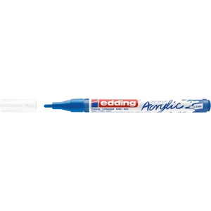 Akril marker 1-2mm, Edding 5300 kék