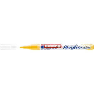 Akril marker 1-2mm, Edding 5300 citromsárga 