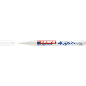 Akril marker 1-2mm, Edding 5300 fehér