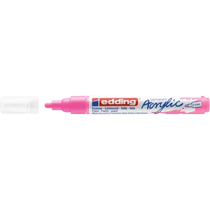 Akril marker 2-3mm, Edding 5100 neon rózsaszín