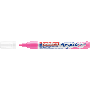 Akril marker 2-3mm, Edding 5100 neon rózsaszín 