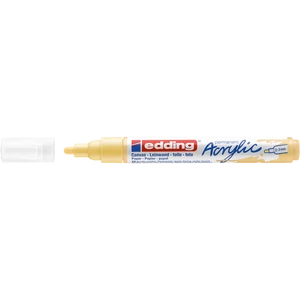 Akril marker 2-3mm, Edding 5100 pasztell sárga