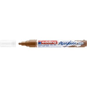 Akril marker 2-3mm, Edding 5100 mogyoró