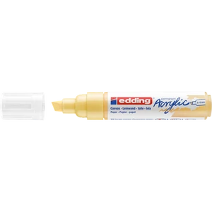 Akril marker 5-10mm, Edding 5000 pasztell sárga