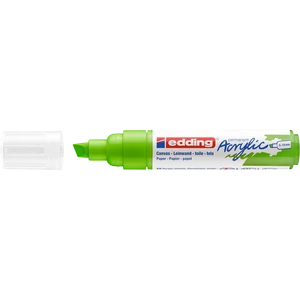 Akril marker 5-10mm, Edding 5000 sárgászöld